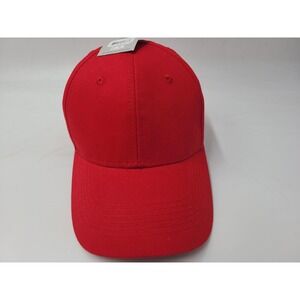 George Brand Blank Plain Adjustable Hat Cap Cotton Casual Baseball Men Women Red
